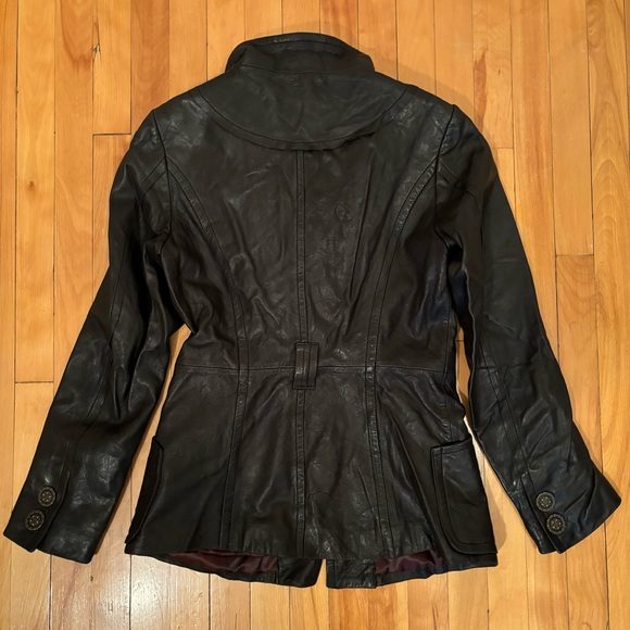 Vintage Danier Black Leather Jacket - Picture 3 of 6